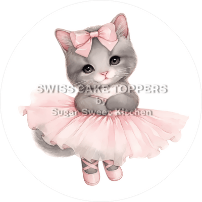 Süsser Katzen-Tortenaufleger3 - personalisierbar