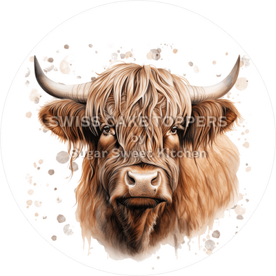 Süsser Kuh-Tortenaufleger8 - personalisierbar