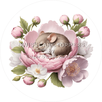 Süsser Maus-Tortenaufleger2 - personalisierbar