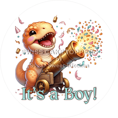 Süsser Tortenaufleger - It's a Boy1 - personalisierbar