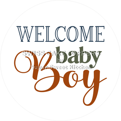 Süsser Tortenaufleger - It's a Boy4 - personalisierbar