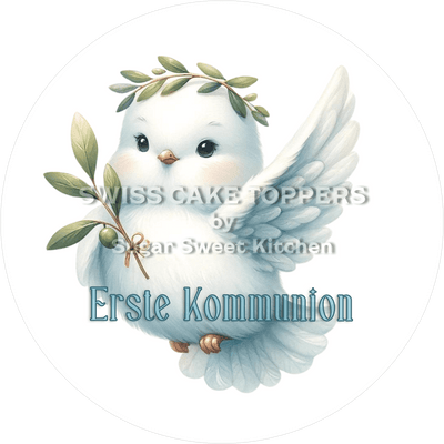Süsser Tortenaufleger Kommunion2 - personalisierbar