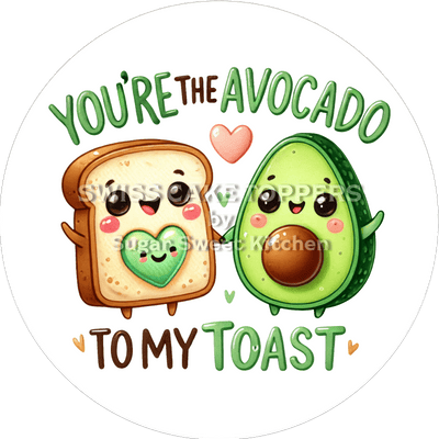 Süsser Valentins- Tortenaufleger LV2 - personalisierbar