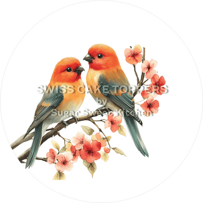 Süsser Vogel-Tortenaufleger1 - personalisierbar