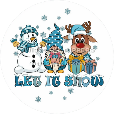 Süsser Winter-Tortenaufleger2 - personalisierbar