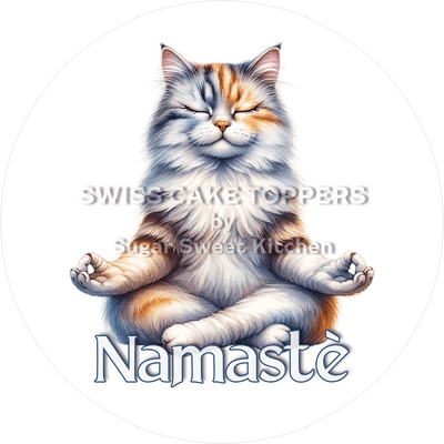 Süsser Yoga-Tortenaufleger - personalisierbar