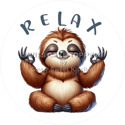 Süsser Yoga-Tortenaufleger7 - personalisierbar