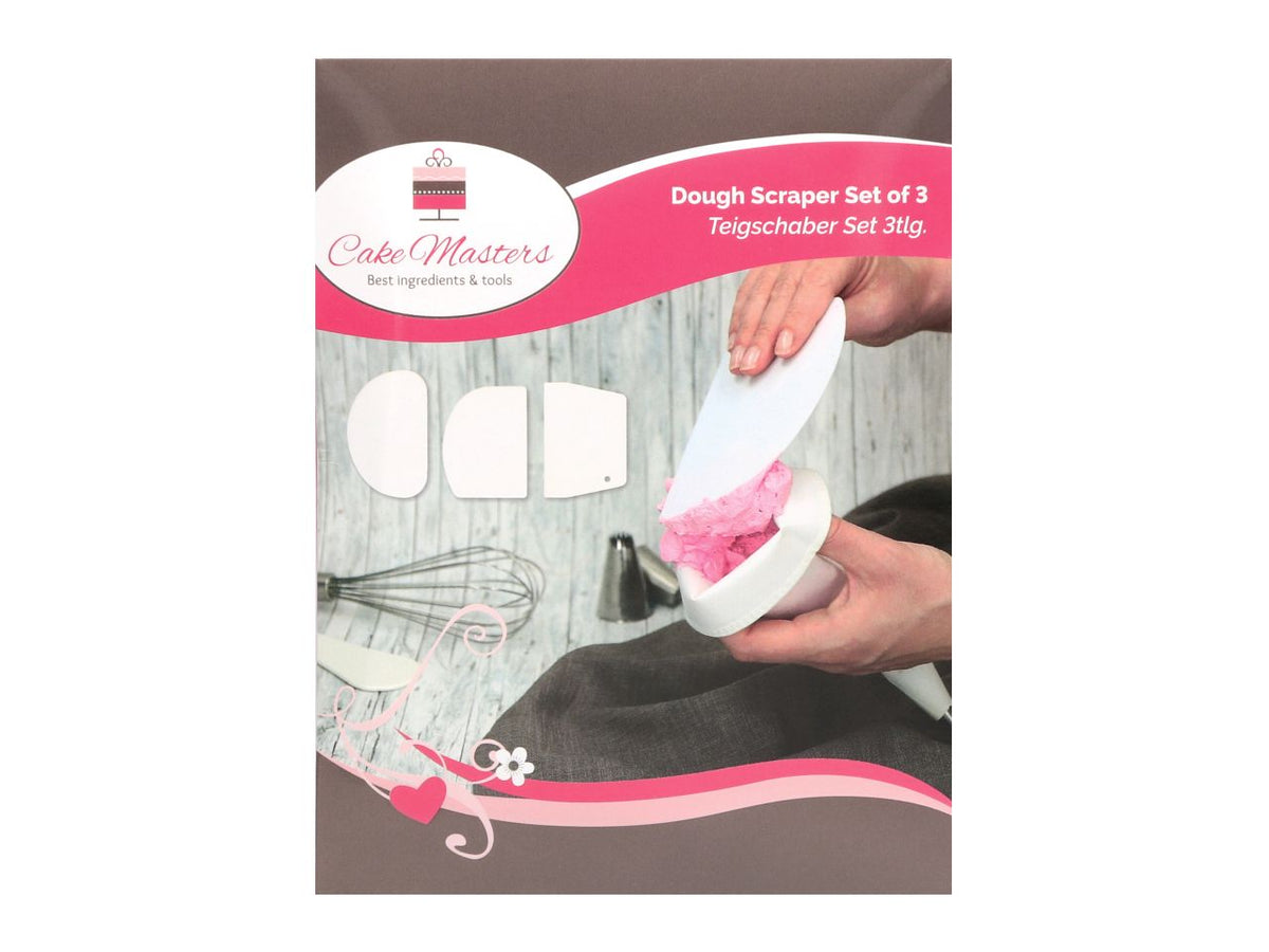 Teigschaber Set weiss CM / 3tlg. - Backzubehör Sugar Sweet Kitchen
