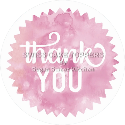 Thank You-Tortenaufleger11 - personalisierbar