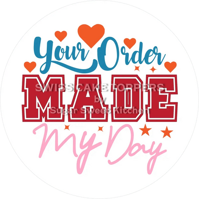 Thank You-Tortenaufleger2 - personalisierbar