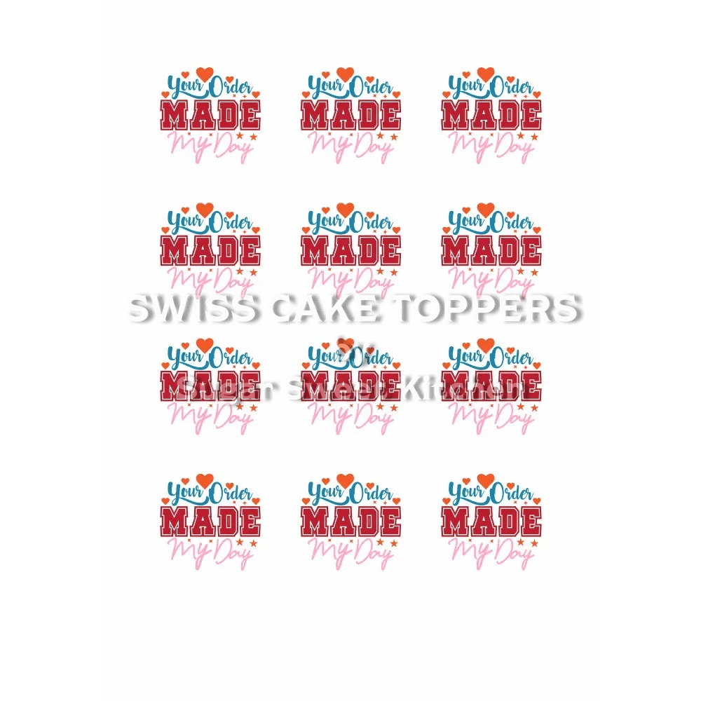 Thank You-Tortenaufleger2 - personalisierbar - Fondant- Torten- & Cupcakeaufleger Sugar Sweet Kitchen