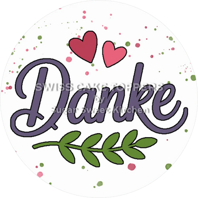 Thank You-Tortenaufleger7 - personalisierbar