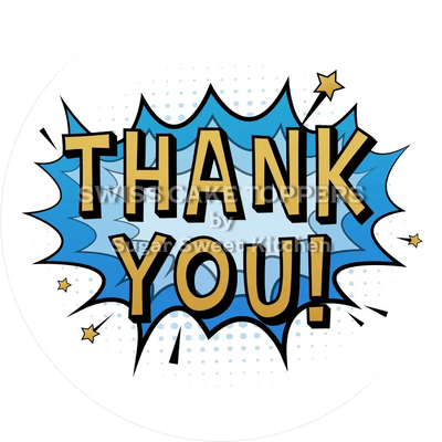 Thank You-Tortenaufleger8 - personalisierbar