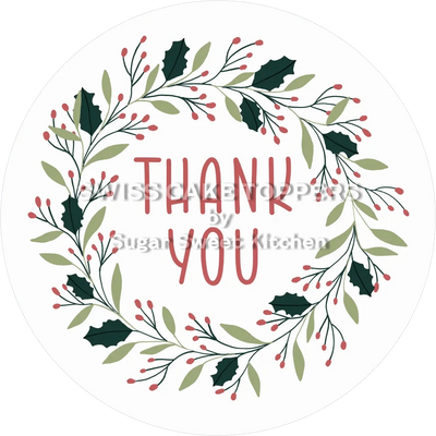 Thank You-Tortenaufleger9 - personalisierbar