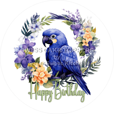 Tier-Geburtstags-Tortenaufleger Vögel14 - personalisierbar