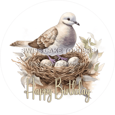 Tier-Geburtstags-Tortenaufleger Vögel15 - personalisierbar