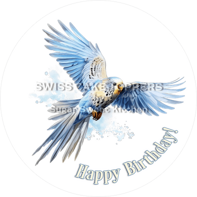 Tier-Geburtstags-Tortenaufleger Vögel16 - personalisierbar