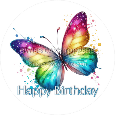 Tier-Tortenaufleger Schmetterling1 - personalisierbar