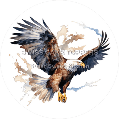 Toller Adler-Tortenaufleger19 - personalisierbar