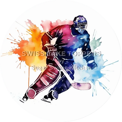 Toller Eishockey-Tortenaufleger1 - personalisierbar