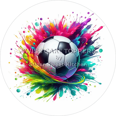 Toller Fussball-Tortenaufleger1 - personalisierbar