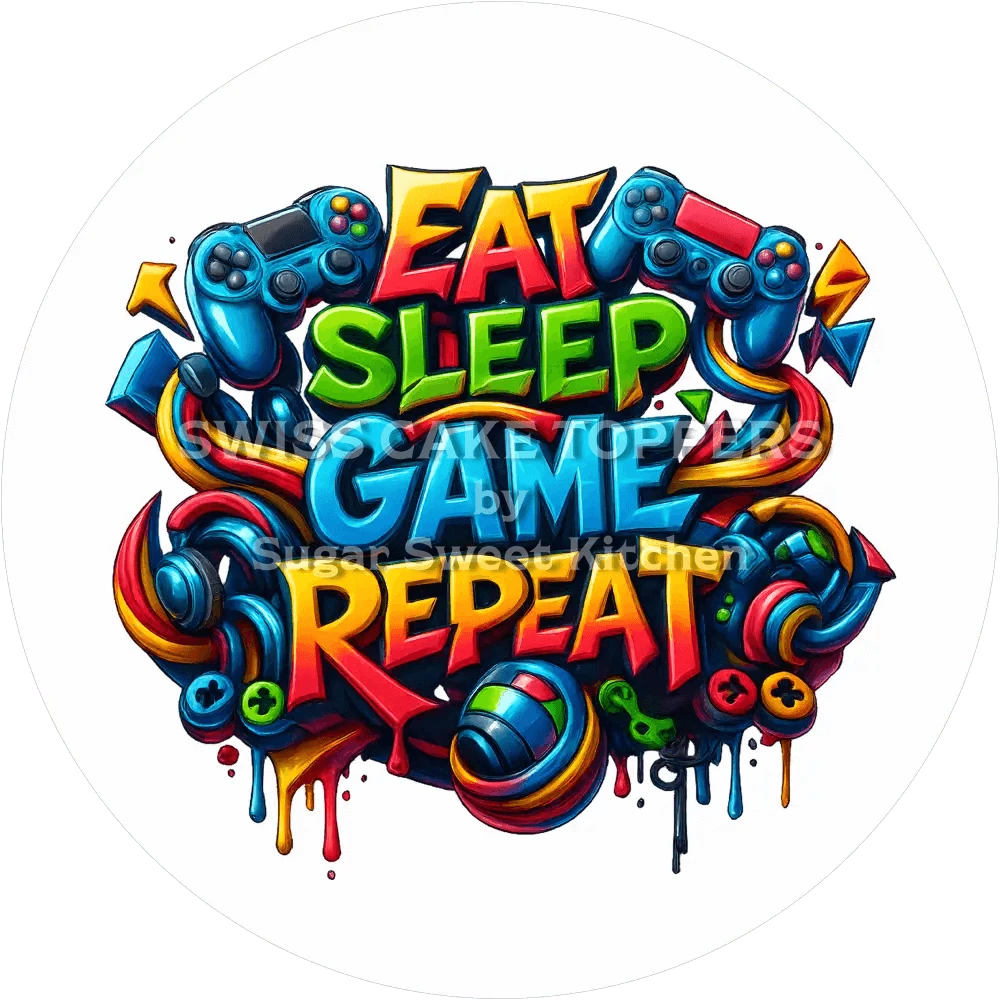 Toller Gaming-Tortenaufleger5 - personalisierbar - Fondant- Torten- & Cupcakeaufleger Sugar Sweet Kitchen