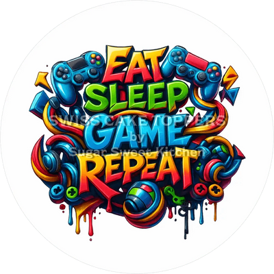 Toller Gaming-Tortenaufleger5 - personalisierbar