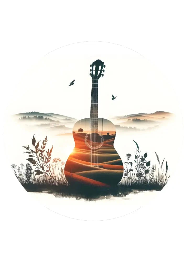 Toller Gitarren-Tortenaufleger Musik29 - personalisierbar - Fondant- Torten- & Cupcakeaufleger Sugar Sweet Kitchen