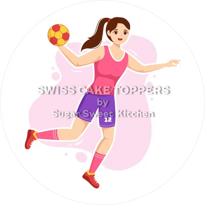 Toller Handball-Tortenaufleger1 - personalisierbar