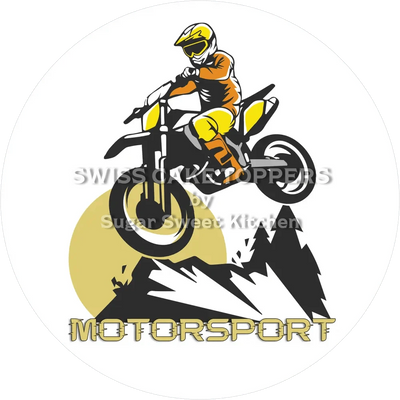 Toller MotoCross-Tortenaufleger6 - personalisierbar