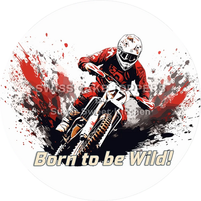 Toller MotoRacing-Tortenaufleger1 - personalisierbar