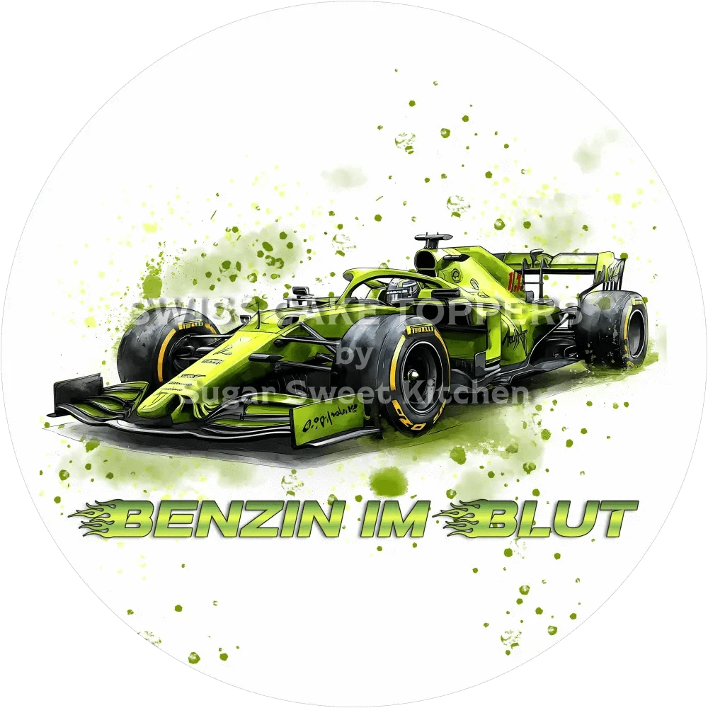 Toller Motorsport-Tortenaufleger3 - personalisierbar - Fondant- Torten- & Cupcakeaufleger Sugar Sweet Kitchen