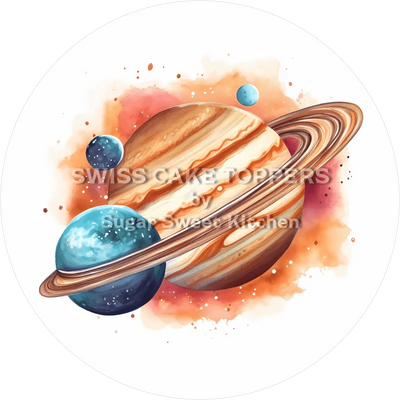 Toller Planeten-Tortenaufleger5 - personalisierbar