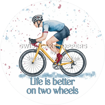 Toller Radsport-Tortenaufleger1 -  personalisierbar