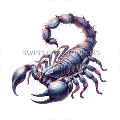 Toller Skorpion-Tortenaufleger1 - personalisierbar