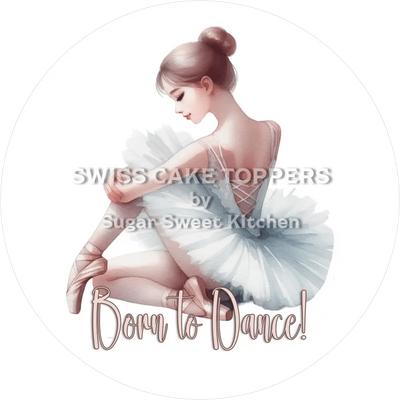 Toller Tanz-Tortenaufleger6 -  personalisierbar