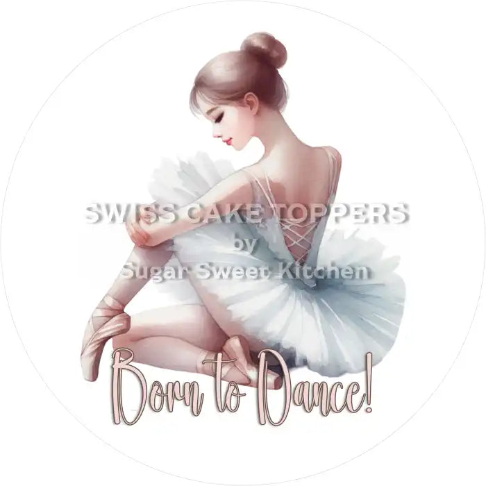 Toller Tanz-Tortenaufleger6 - personalisierbar - Fondant- Torten- & Cupcakeaufleger Sugar Sweet Kitchen