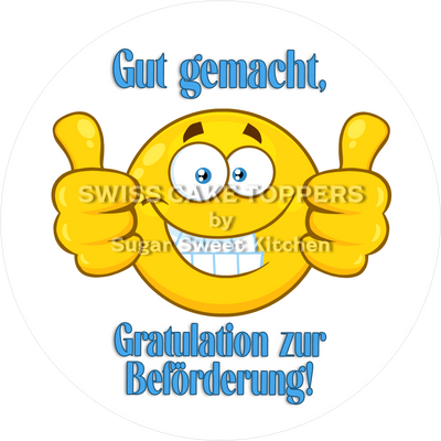 Toller Tortenaufleger für berufliche Meilensteine - personalisierbar