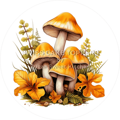 Toller Tortenaufleger mit Pilzen3 - personalisierbar