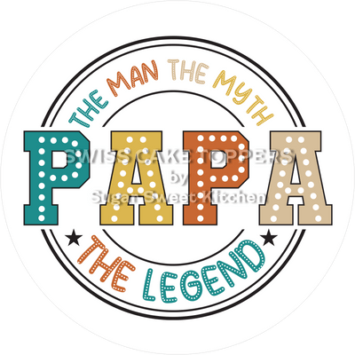 Toller Tortenaufleger zum Vatertag2 - personalisierbar