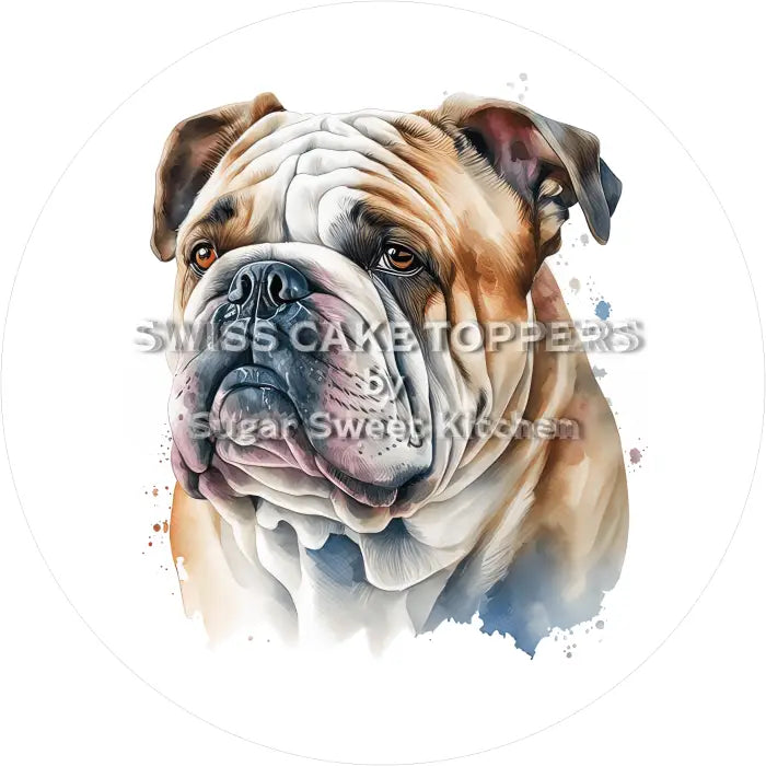 Torteanufleger Hund 03 - essbar & personalisierbar - Fondant- Torten- Cupcakeaufleger Sugar Sweet Kitchen