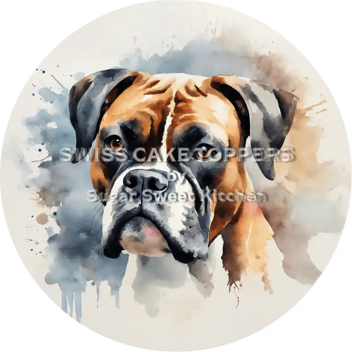 Torteanufleger Hund 11 - essbar & personalisierbar - Fondant- Torten- Cupcakeaufleger Sugar Sweet Kitchen