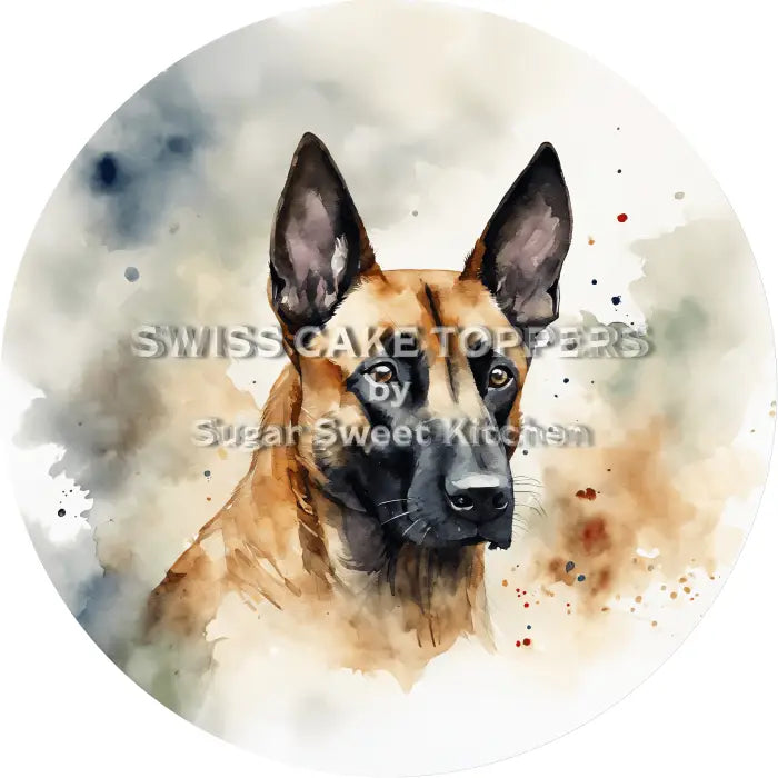 Torteanufleger Hund 14 - essbar & personalisierbar - Fondant- Torten- Cupcakeaufleger Sugar Sweet Kitchen