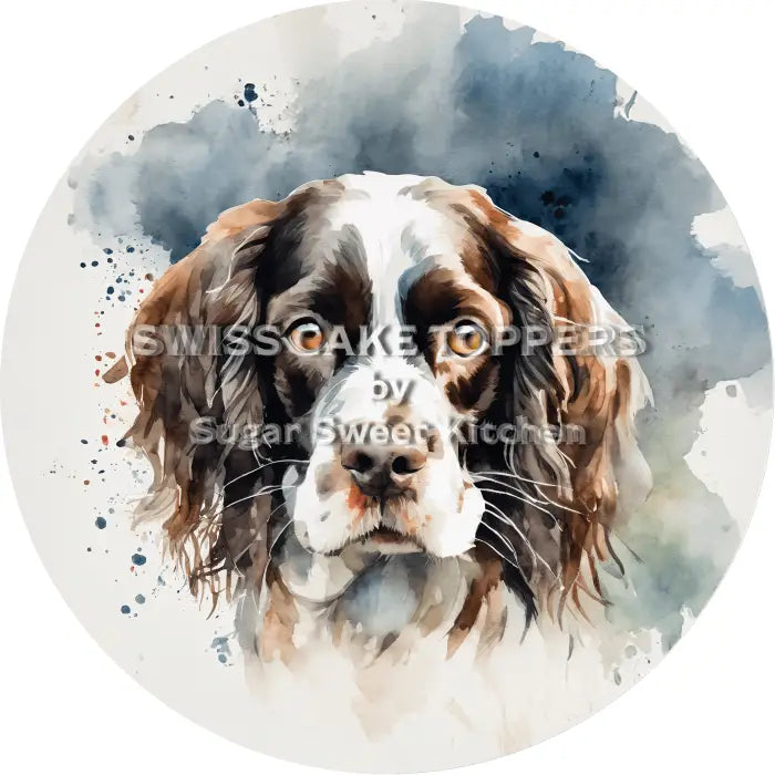 Torteanufleger Hund 15 - essbar & personalisierbar - Fondant- Torten- Cupcakeaufleger Sugar Sweet Kitchen