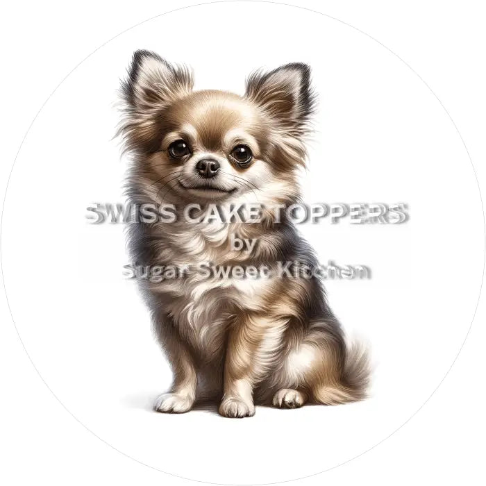 Torteanufleger Hund 16 - essbar & personalisierbar - Fondant- Torten- Cupcakeaufleger Sugar Sweet Kitchen