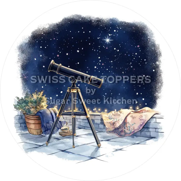 Tortenaufleger Astrologie 04 - essbar & personalisierbar - Fondant- Torten- Cupcakeaufleger Sugar Sweet Kitchen