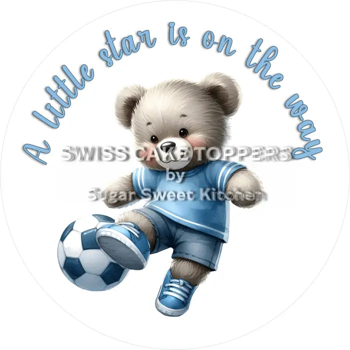 Tortenaufleger Baby News 04 - essbar & personalisierbar - Fondant- Torten- Cupcakeaufleger Sugar Sweet Kitchen