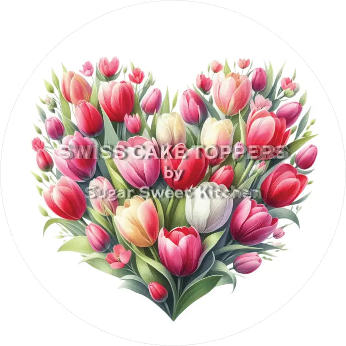 Tortenaufleger Blumen 25 - essbar & personalisierbar - Fondant- Torten- Cupcakeaufleger Sugar Sweet Kitchen