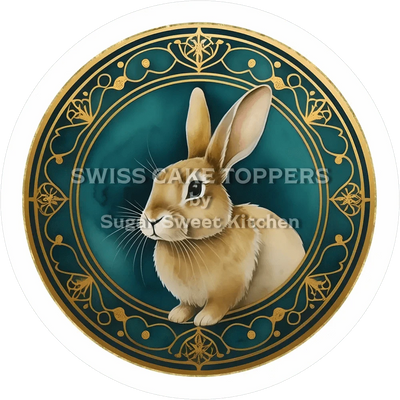 Tortenaufleger-Chinesisches Sternzeichen Hase8 - personalisierbar