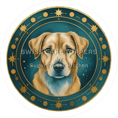 Tortenaufleger-Chinesisches Sternzeichen Hund10 - personalisierbar